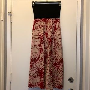 RIX Made in Hawaii Womens Strapless Dress